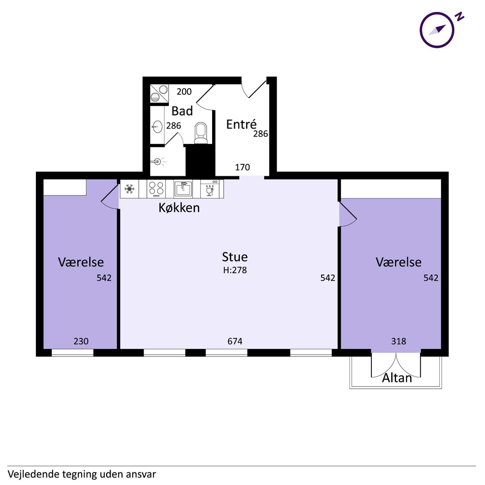 Appartement 2br M Privat Balkon - K Copenhague